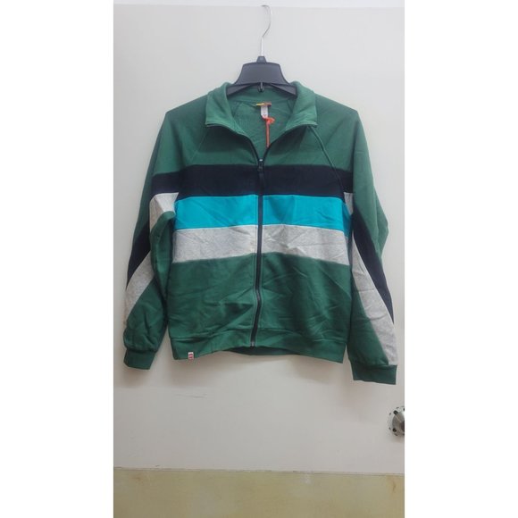 Men's Color Block Stripe Zip-Up Track Jacket - LEGO Collection x Target Green Me - Picture 3 of 8